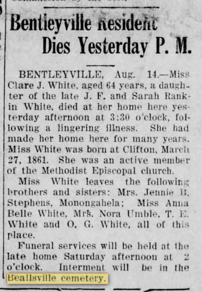 Clara J. White